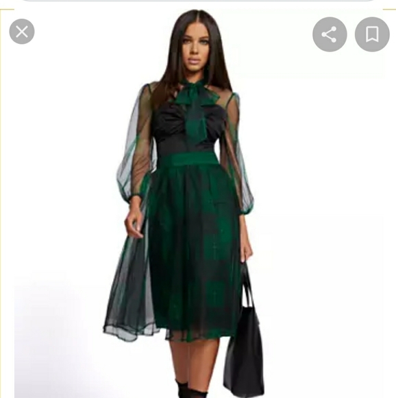 New York & Company Dresses & Skirts - 2 pc Plaid Tulle Skirt Set